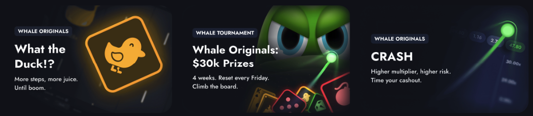 Whale.io Originals